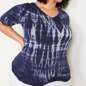 Luxe Tie-Dyed Plus Size Tunic Tee